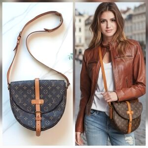 Louis Vuitton EUC ✨️ Chantilly GM Vintage Monogram Crossbody Bag